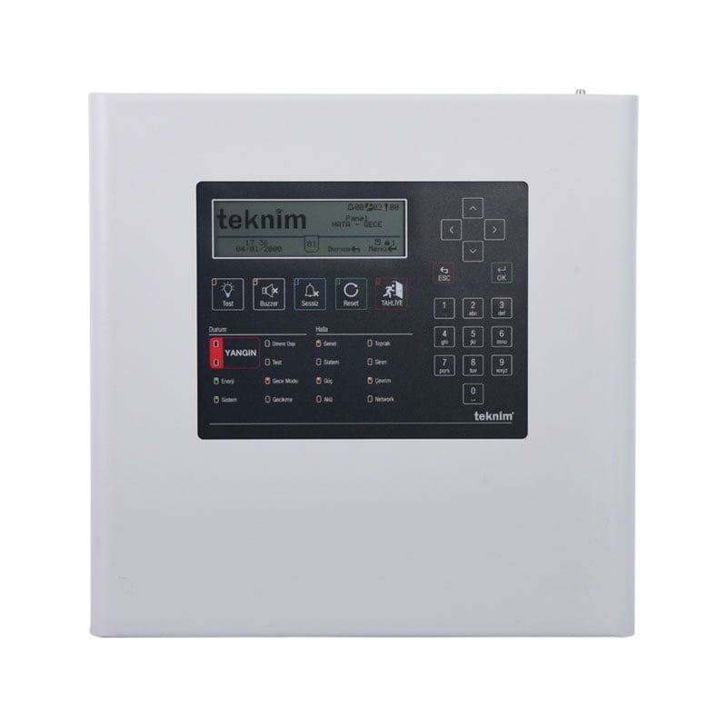 2 LOOP ANALOG ADRESLİ YANGIN ALARM PANELİ TFP-1212