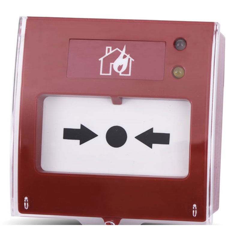 ANALOG ADRESLİ İZOLATÖRLÜ YANGIN ALARM BUTONU, TEKRAR KURULABİLİR TFB-1166