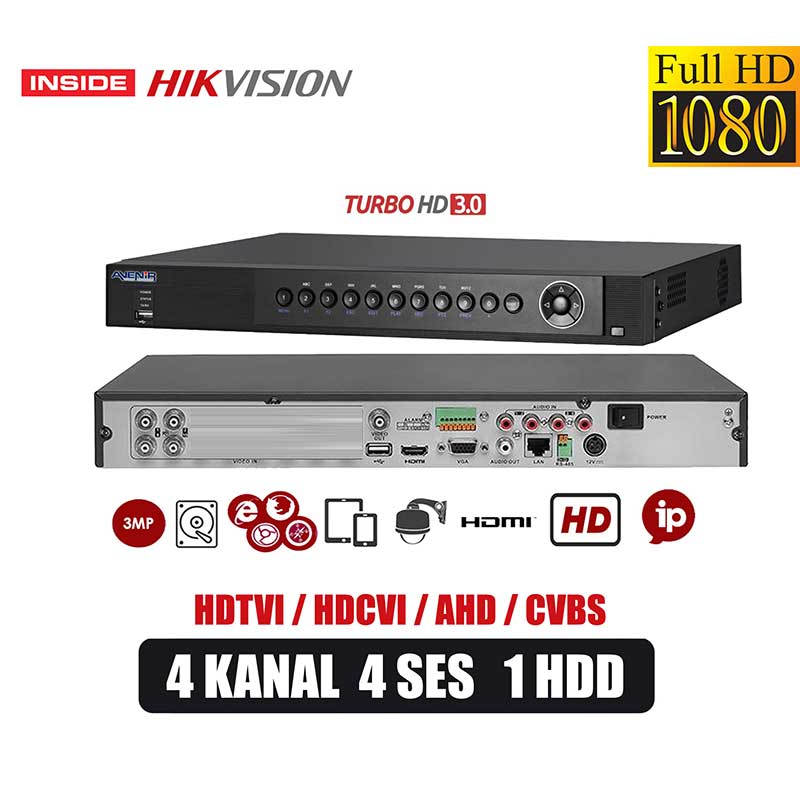 AV-DS7204HQI-K1 Hybrid Video Kayıt Cihazı