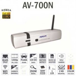 IP KAMERA KABLOSUZ WİFİ 2M PİXEL FULL HD AV-700N