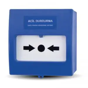 ACİL DURDURMA BUTONU, GAZLI YANGIN SÖNDÜRME SİSTEMLERİ İÇİN TFB-3165 B