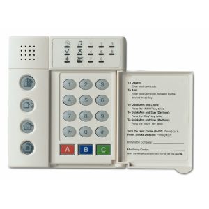 Caddx NX-1208E-ICON 8 Bölgeli LED keypad kapaklı Yatay