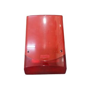 Dinamik Flaşörlü 24V DC PS-128-HF Kırmızı Harici Siren