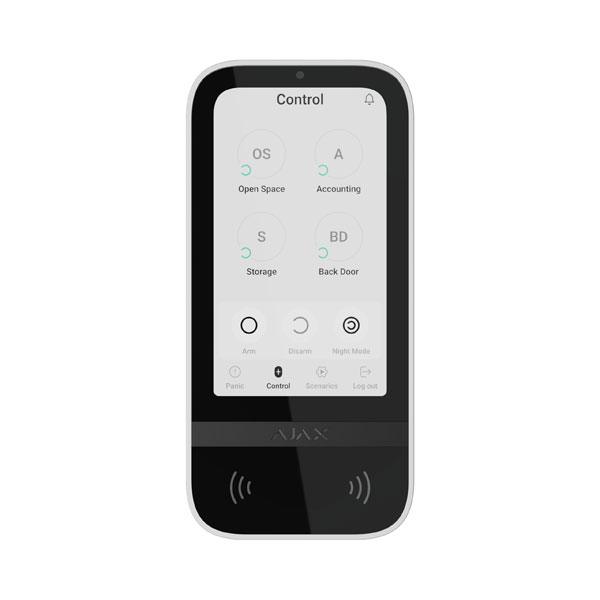 Kablosuz Keypad Touch Screen - Beyaz