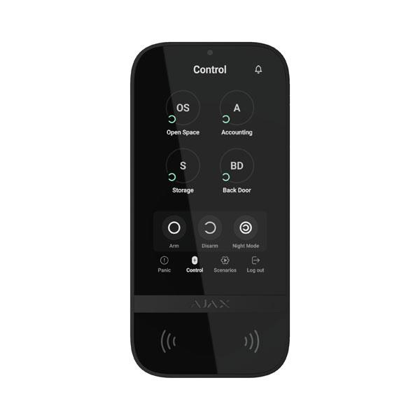 Kablosuz Keypad Touch Screen - Siyah